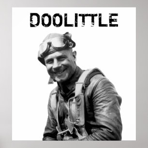 General Jimmy Doolittle -- WW2 Hero Poster