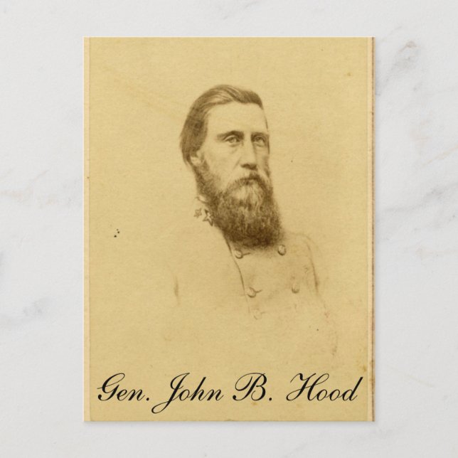 General John Bell Hood Postcard (Front)