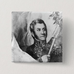 General Jose de San Martin 15 Cm Square Badge