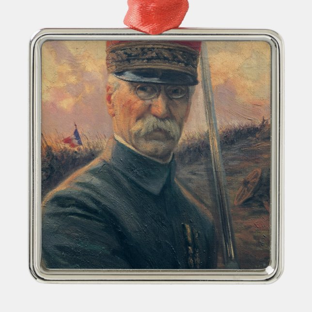General Joseph Gallieni Metal Tree Decoration (Front)