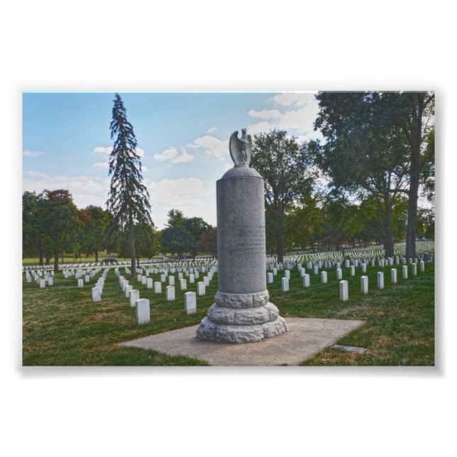 General Leavenworth Monument Photo Print (Front)