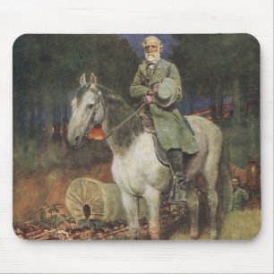 General Lee on his Famous Charger, 'Traveller' Mouse Pad