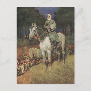 General Lee on his Famous Charger, 'Traveller' Postcard