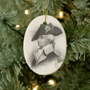 General Mad Anthony Wayne Ceramic Tree Decoration