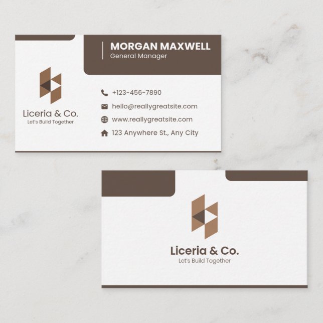 General manager Business card (Front/Back)