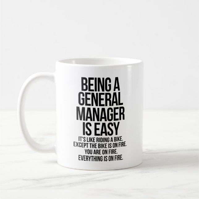 General manager coffee mug (Left)