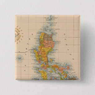 General Map No 2 15 Cm Square Badge