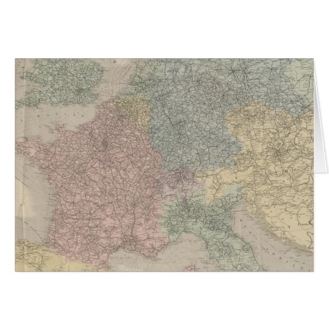 General map of European Railways (Front Horizontal)