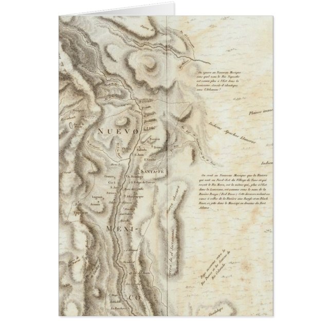 General map of the Kingdom of New Spain (Front)