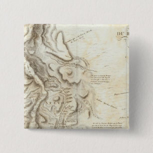 General map of the Kingdom of New Spain 15 Cm Square Badge