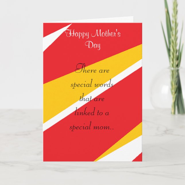 General-Mother's Day Greeting cards (Front)