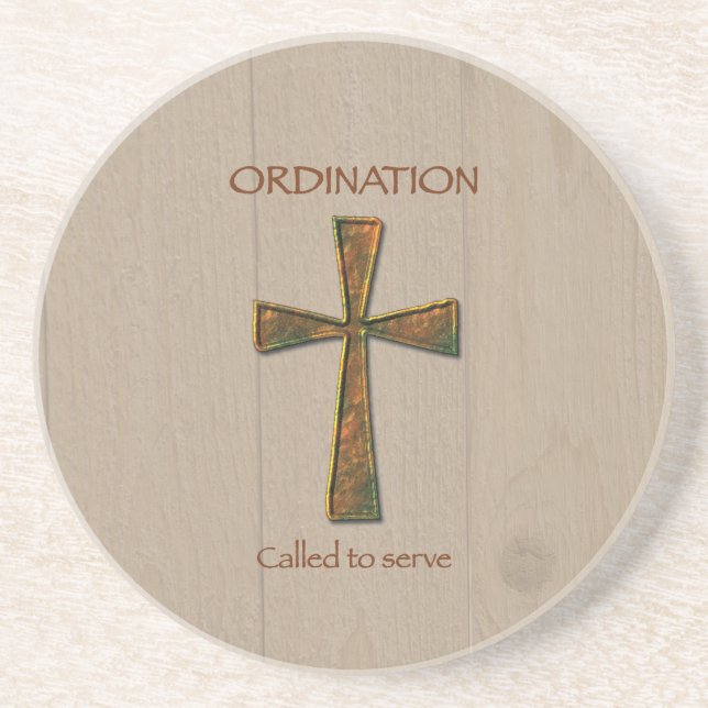 General Ordination Congratulations, Metal Design C Coaster (Front)