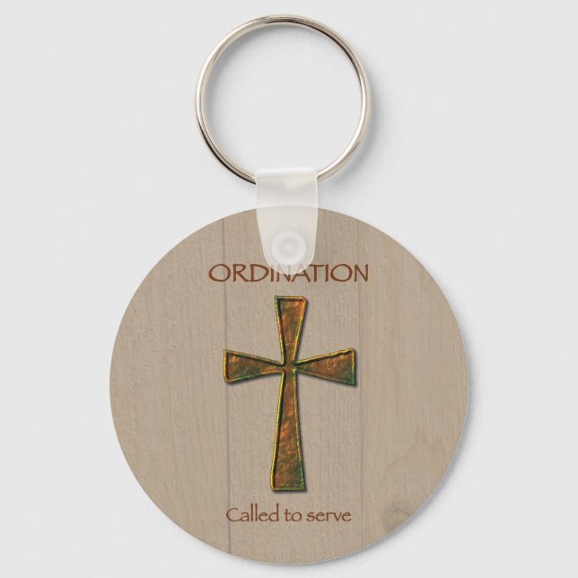 General Ordination Congratulations, Metal Design C Key Ring (Front)