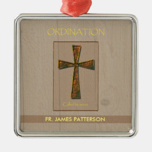 General Ordination Congratulations, Metal Design C Metal Tree Decoration