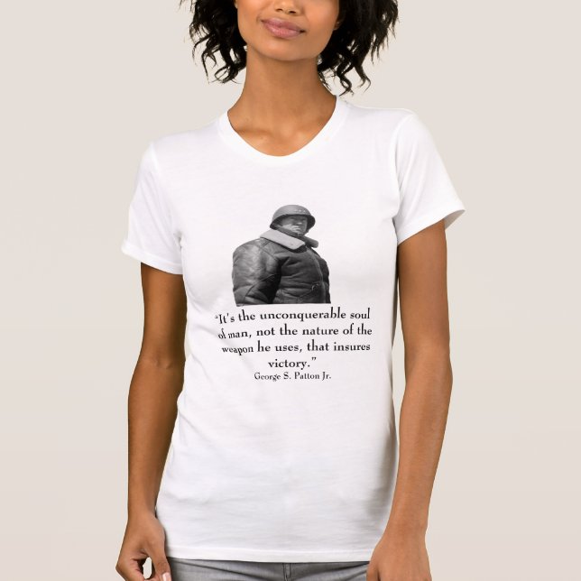 General Patton and quote T-Shirt (Front)