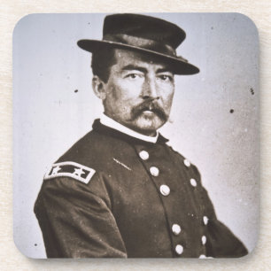 General Philip H. Sheridan (1831-88) (b/w photo) Coaster