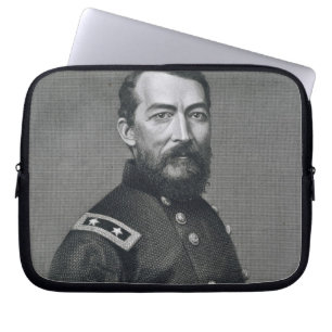 General Philip Sheridan, engraved from a photograp Laptop Sleeve