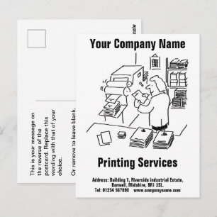 General Printing Services Postcard
