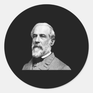 General Robert E Lee - Civil War  Classic Round Sticker