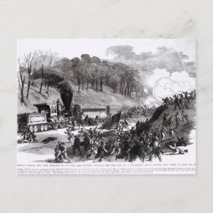 General Schenck with Four Companies Postcard