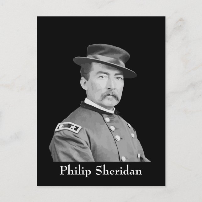 General Sheridan Postcard (Front)