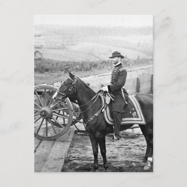 General Sherman in Atlanta, 1864 Postcard (Front)