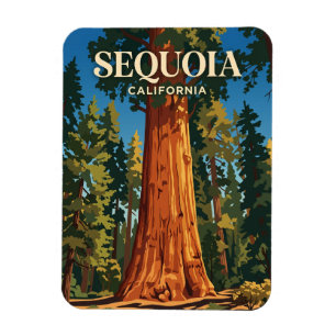 General Sherman Tree, Sequoia National Park USA Magnet