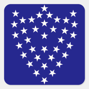 General Sherman's Battle Flag Sticker (square)