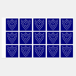 General Sherman's Battle Flag Stickers Sheet