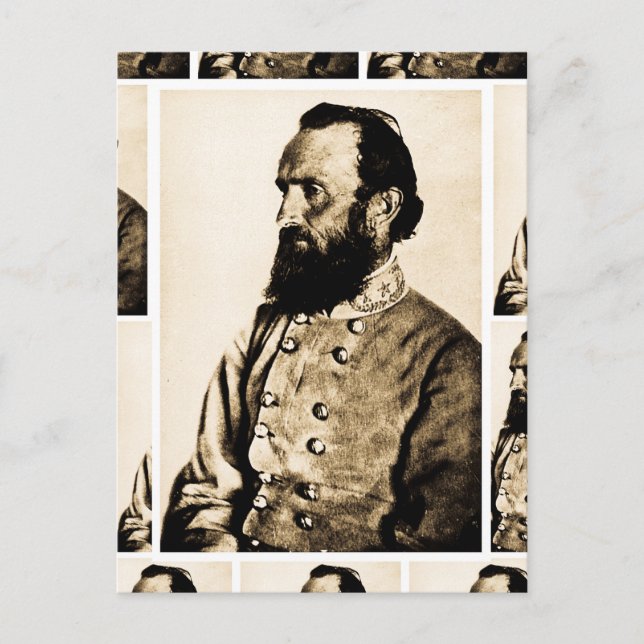 General Stonewall Jackson Civil War Legend Postcard (Front)