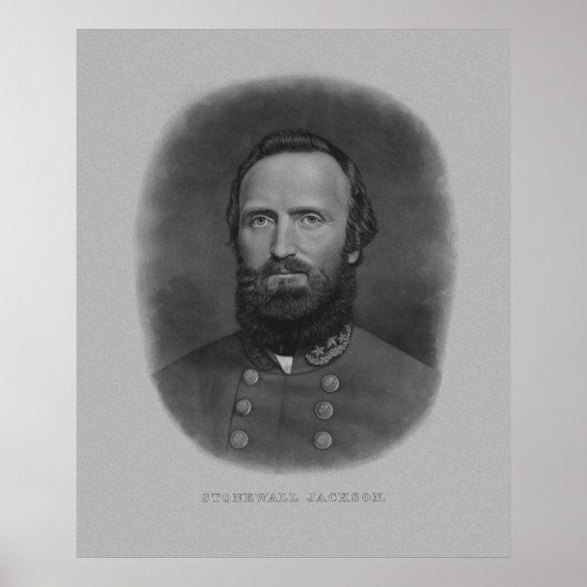 General Stonewall Jackson Poster (Front)