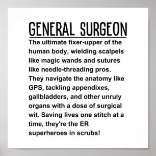General surgeon  poster