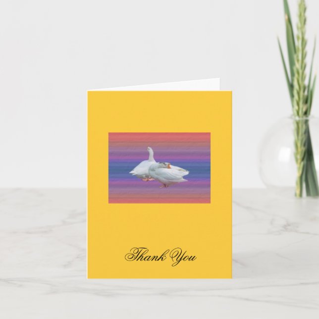 general  thank you note card (Front)