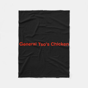 General Tso's Chicken Fleece Blanket
