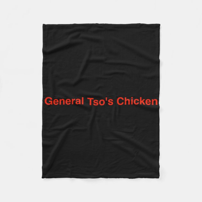 General Tso's Chicken  Fleece Blanket (Front)