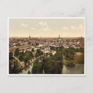 General view, Brunswick (i.e., Braunschweig), Germ Postcard