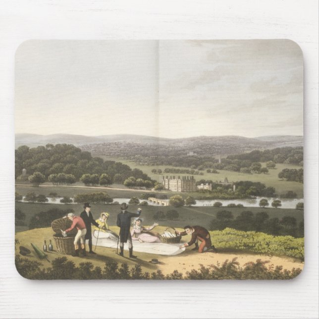 General View of Longleat from the Prospect Hill, f Mouse Pad (Front)