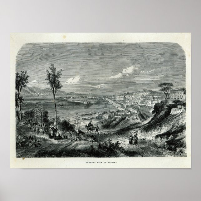 General View of Messina Poster (Front)