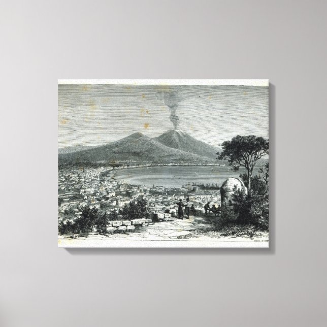 General View of Naples Canvas Print (Front)