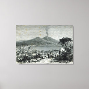 General View of Naples Canvas Print