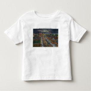 General View of Surf Avenue at Night Toddler T-Shirt