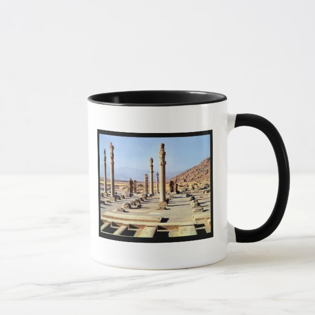 General view of the Apadana  founded c.518 BC Mug (Right)