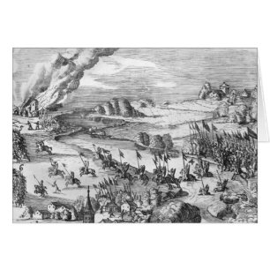 General view of the battle of Muhlberg