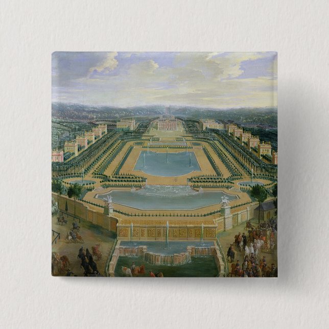 General view of the Chateau 15 Cm Square Badge (Front)