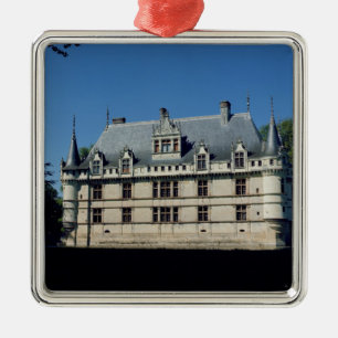 General view of the Chateau d'Azay-le-Rideau Metal Tree Decoration