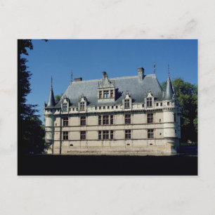 General view of the Chateau d'Azay-le-Rideau Postcard