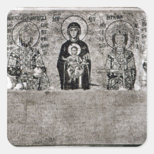 General view of the John Panel Square Sticker