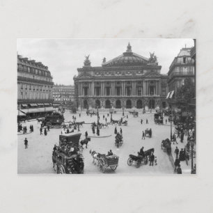 General view of the Paris Opera House Postcard