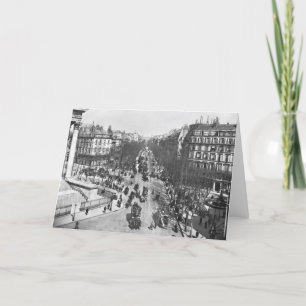 General view of the Place de la Madeleine Card