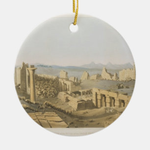 General View of the Ruins of the Great Temple of C Ceramic Tree Decoration